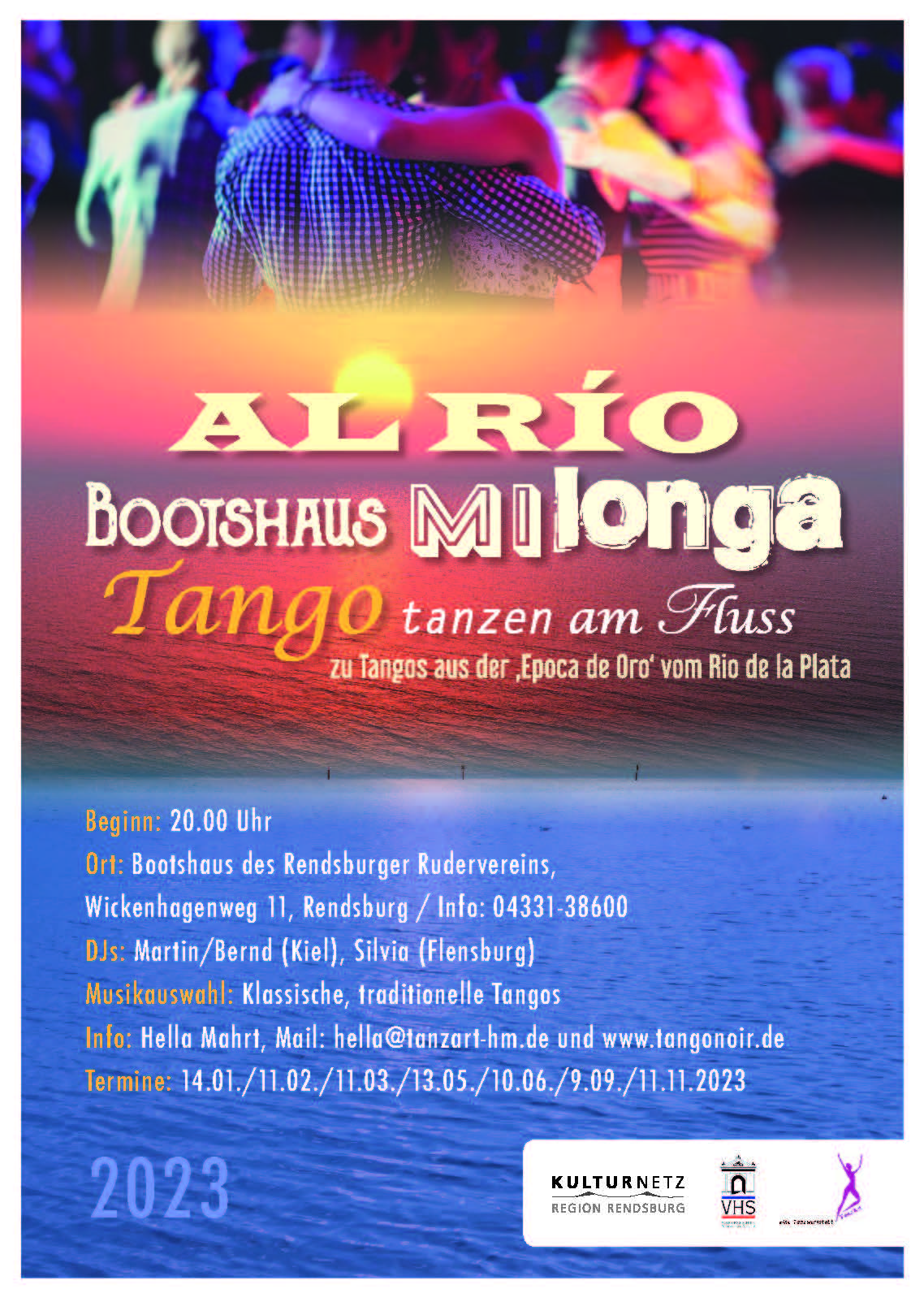Tango tanzen am Fluss - neue Ankuendigung